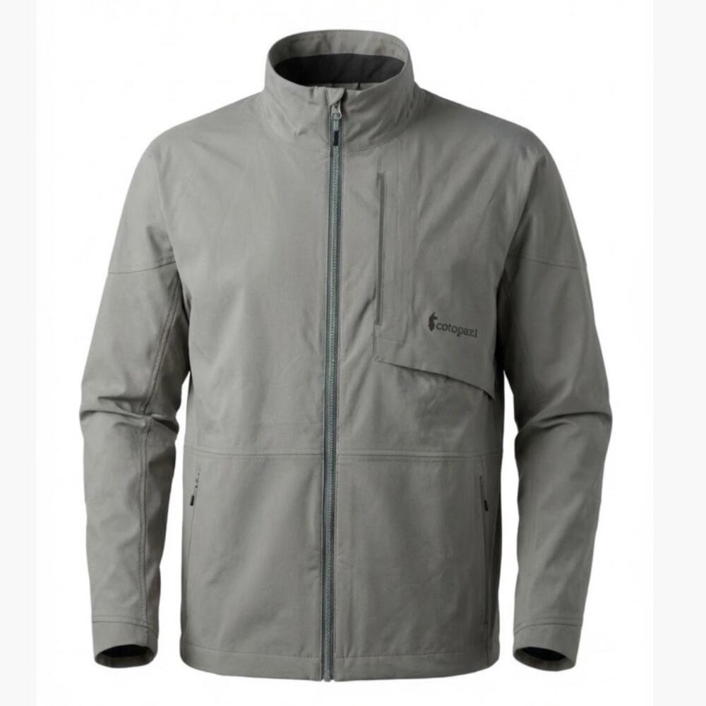 Cotopaxi Kinsa Soft-Shell Jacket Women’s Small Lightweight, Water-Resistant Gray
